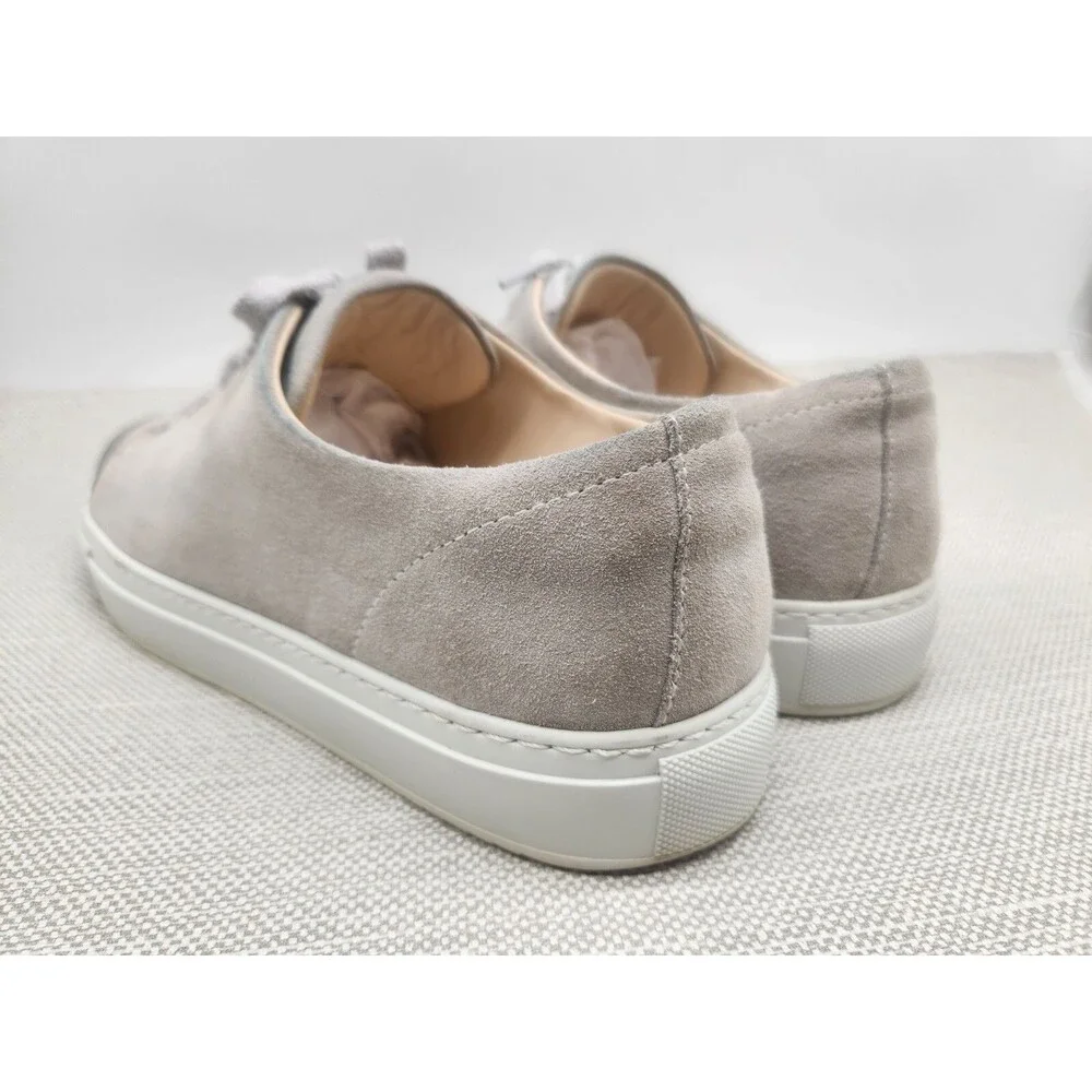 Alex Arigado Cap Toe Sneaker Size 9 Gray Leather Suede Lace Up Casual